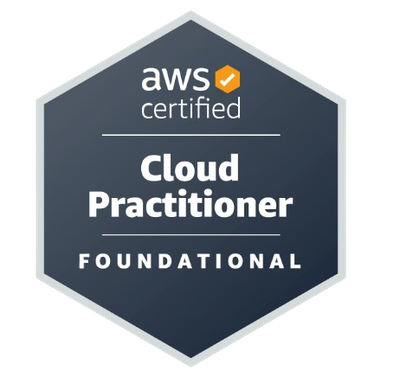 AWS Certified Cloud Practitioner badge